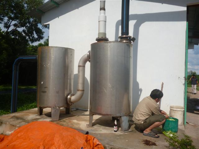 Hầm biogas phủ bạt nhựa HDPE